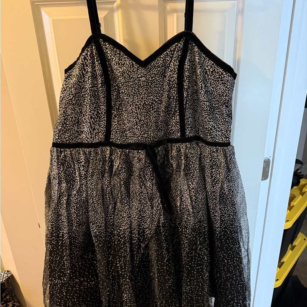 Modcloth Black and White Formal Dress